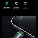 Adaptor Mcdodo Adapter Auto Power Off (OT-6010), Lightning to Type-C, 60W, 3A, 480Mbps, Charging & Data Sync, with Lanyard, Negru
