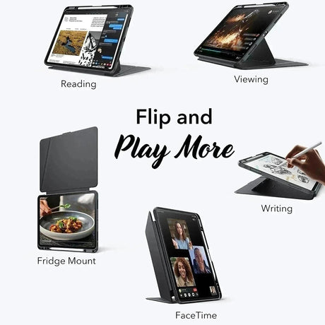 Husa de protectie tableta ESR Flip Hybrid (with Pencil Holder) compatibil cu iPad Pro 11 (2024) / iPad Pro 11 (2025), Mov