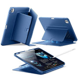 Husa de protectie tableta ESR Flip Hybrid (with Pencil Holder) compatibil cu iPad Pro 11 (2024) / iPad Pro 11 (2025), Albastru