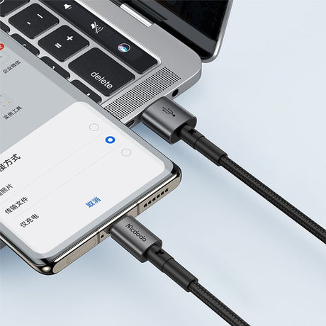 Cablu Mcdodo (CA-3590), Type-C to USB-A, PD Fast Charge, 3A, 100W, 1.2m, Negru