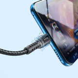Cablu Mcdodo (CA-2271), USB to Type-C, Nylon Braided, Aluminum Alloy, Support QC4.0/3.0, 1m, Negru