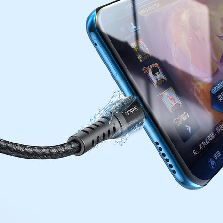 Cablu Mcdodo (CA-2271), USB to Type-C, Nylon Braided, Aluminum Alloy, Support QC4.0/3.0, 1m, Negru