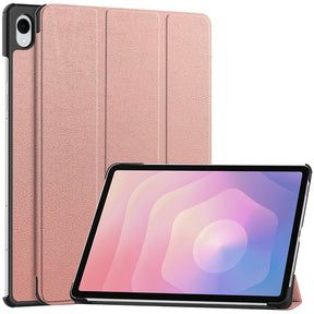 Husa de protectie tableta Techsuit FoldPro compatibil cu Samsung Galaxy Tab S11, Roz Auriu