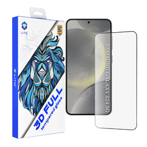 Folie de protectie Lito 3D Full Cover compatibil cu Samsung Galaxy S24 / S25, Negru