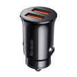 Incarcator Mcdodo Car (CC-6602), Dual-Port, 12W, Fireproof PC, 12-24V, Negru
