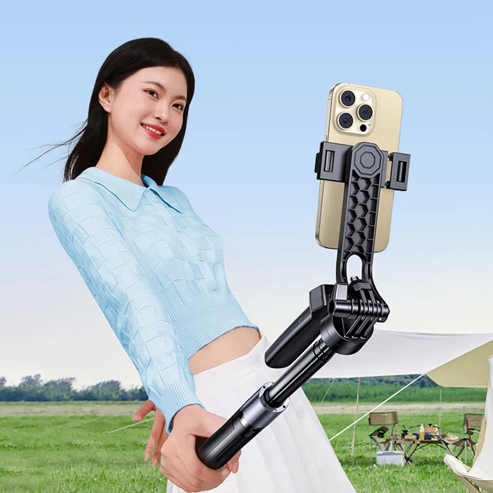 Suport Ugreen Selfie Sticks LP849 (45301), Bluetooth, Universal, with 1/4 inch Screw, Aluminum Alloy, 1.85m, Negru