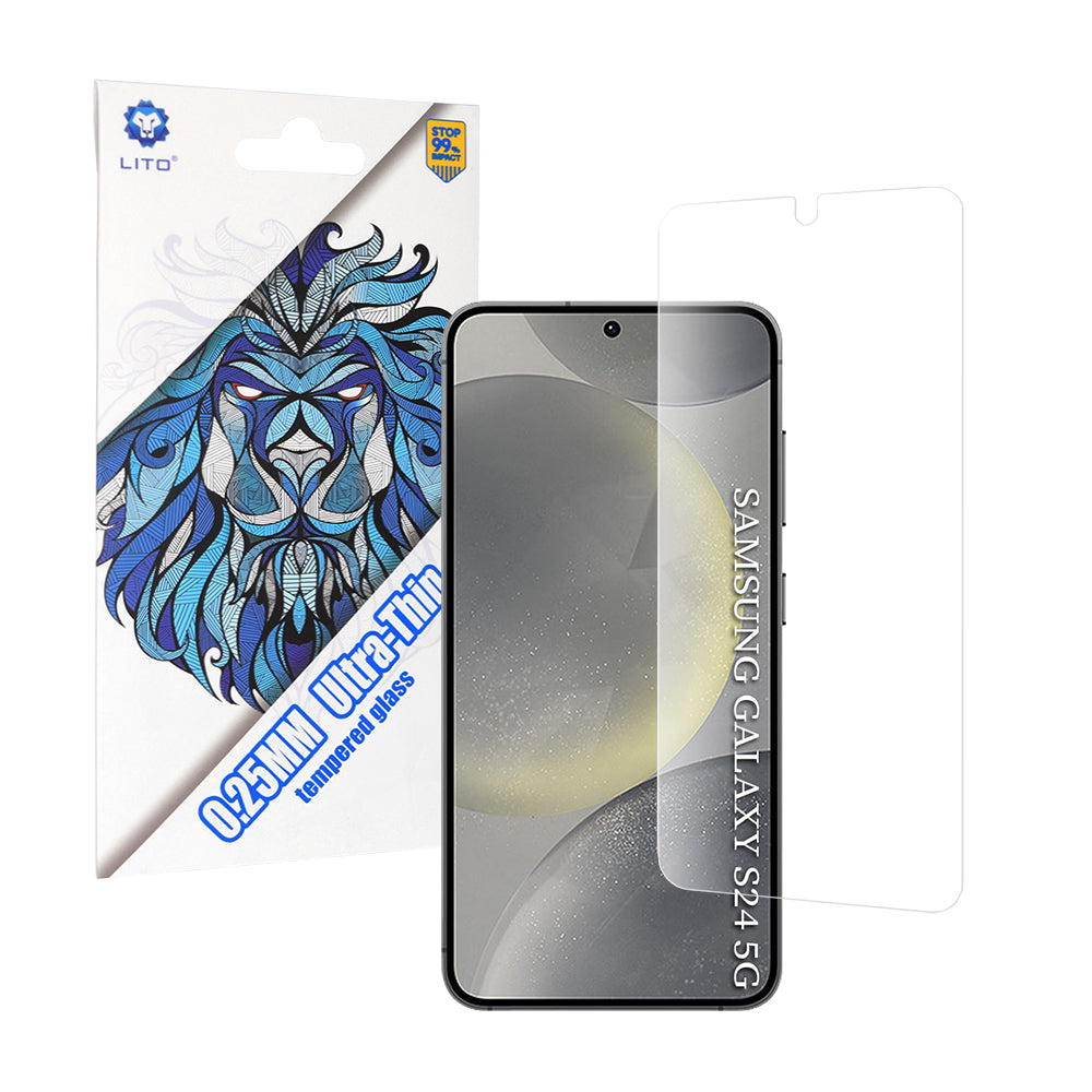 Folie de protectie Lito 2.5D Classic Glass Ultra Thin compatibil cu Samsung Galaxy S24 / S25, Transparent