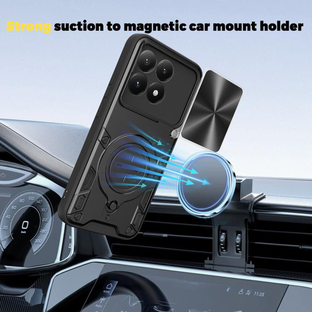 Husa de protectie Techsuit CamGuard Pro compatibil cu Xiaomi 15T, Roz Auriu
