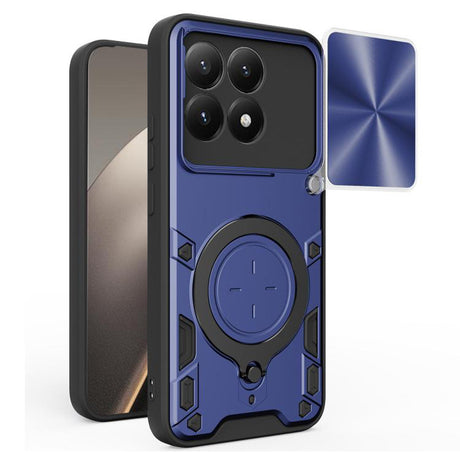 Husa de protectie Techsuit CamGuard Pro compatibil cu Xiaomi 15T, Albastru