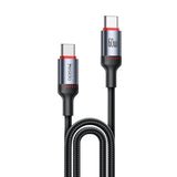 Cablu Yesido CA183, Type-C to Type-C, 60W, 2m, Negru