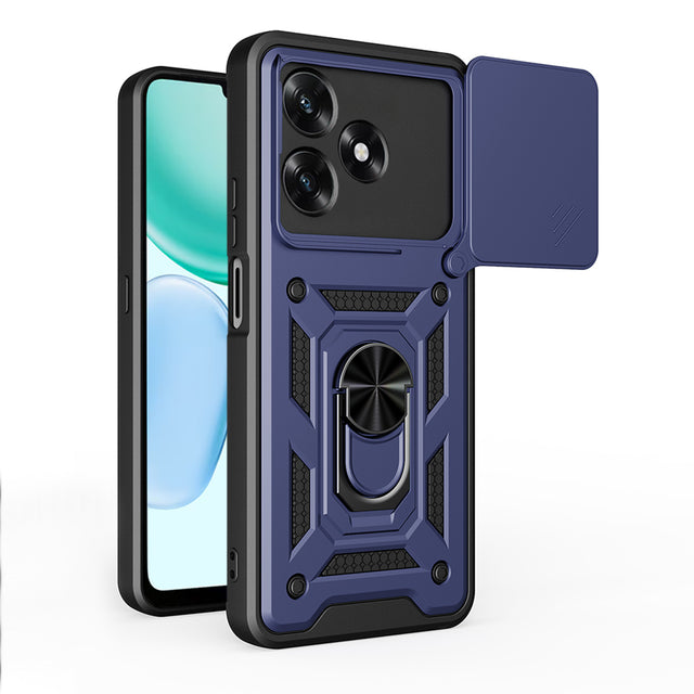 Husa de protectie Techsuit CamShield Series compatibil cu Honor X5c Plus, Albastru