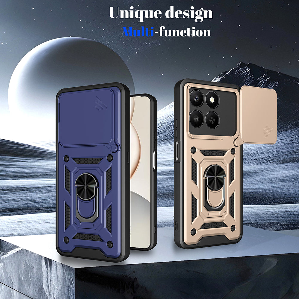 Husa de protectie Techsuit CamShield Series compatibil cu Honor X5c Plus, Albastru