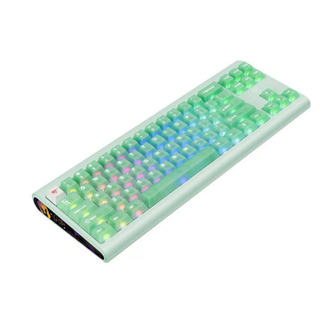 Tastatura/Mouse Havit Gaming Keyboard (KB896L), USB-C, with RGB Lights, 71 Keys, 1.2m, 350mA, 5V, Verde
