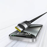 Cablu Baseus StarSpeed (P10319900211-00), Fast Charging, USB to Micro-USB, Type-C, Lightning, 100W, 1.5m, Alb