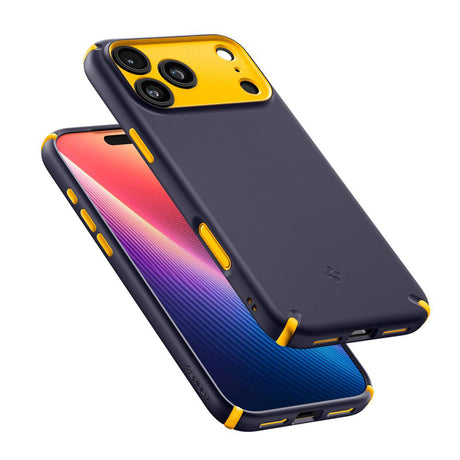 Husa de protectie Spigen Caseology Nano Pop Hybrid MagSafe (ACS11149) compatibil cu iPhone 17 Pro, Albastru Berry Navy