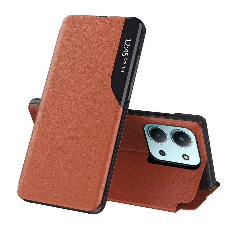 Husa de protectie Techsuit eFold Series compatibil cu Xiaomi Redmi 15C 4G / Redmi 15C 5G / Poco C85 4G, Portocaliu