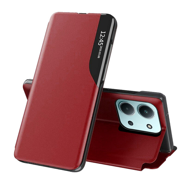 Husa de protectie Techsuit eFold Series compatibil cu Xiaomi Redmi 15C 4G / Redmi 15C 5G / Poco C85 4G, Rosu