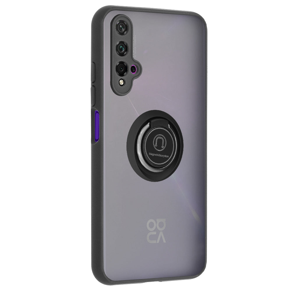 Husa de protectie Techsuit Glinth compatibil cu Huawei nova 5T / Honor 20, Negru