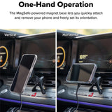 Suport Ringke with Wireless Charging Peltier, Magnetic, Qi2, for Air Vent, 15W, Negru