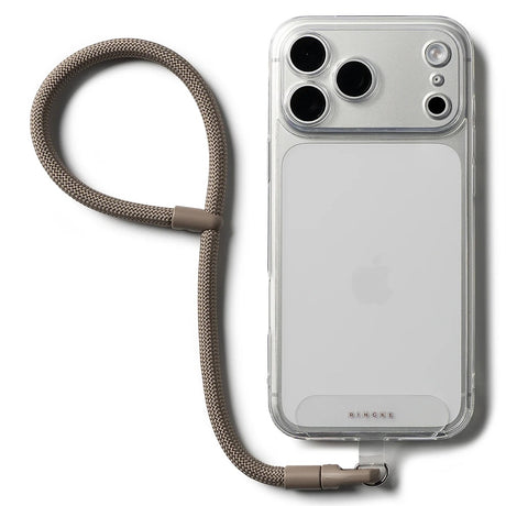 Suport Ringke Universal Hand Strap Link Flow P-Type, Crossbody Lanyard for Phone Cases, Adjustable, Mocha Mousse