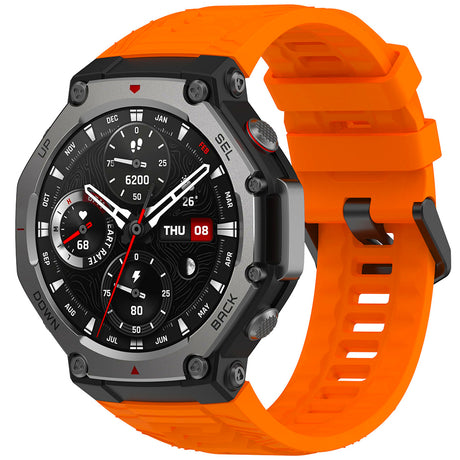 Curea smartwatch Techsuit Watchband W067 portocalie pentru Amazfit T-Rex 3