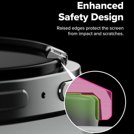 Accesoriu smartwatch Ringke Inner Bezel Styling compatibil cu Samsung Galaxy Watch8 Classic, Argintiu (Gw8C-46-In-01)