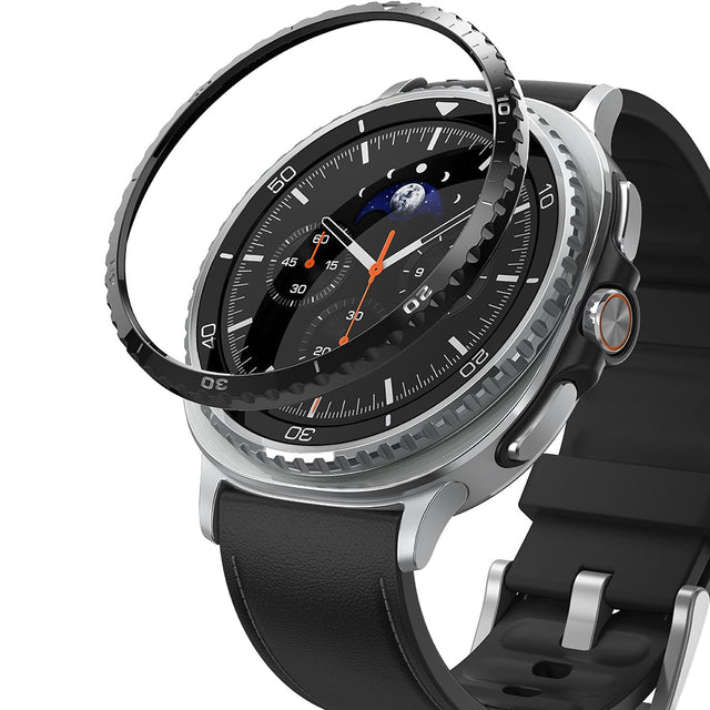 Accesoriu smartwatch Ringke Inner Bezel Styling compatibil cu Samsung Galaxy Watch8 Classic, Negru (Gw8C-46-In-02)
