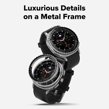 Accesoriu smartwatch Ringke Premium Bezel Styling compatibil cu Samsung Galaxy Watch8 Classic, Negru (Gw8C-46-96)