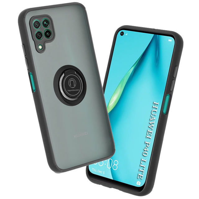 Husa de protectie Techsuit Glinth compatibil cu Huawei P40 Lite, Negru