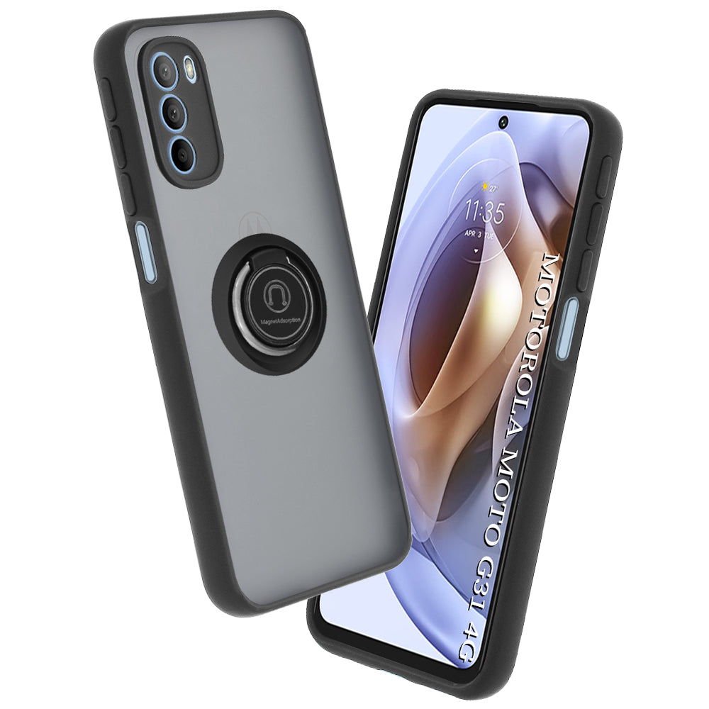 Husa de protectie Techsuit Glinth compatibil cu Motorola Moto G31 4G / Moto G41 4G, Negru