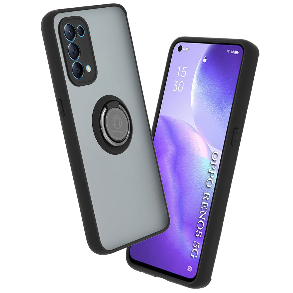 Husa de protectie Techsuit Glinth compatibil cu Oppo Reno5 5G / Find X3 Lite 5G, Negru