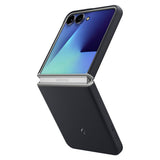 Husa de protectie Spigen Caseology Nano Pop MagSafe (ACS11158) compatibil cu Samsung Galaxy Z Flip7, Negru Sesame