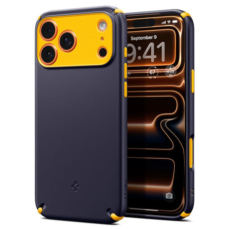 Husa de protectie Spigen Caseology Nano Pop Hybrid MagSafe (ACS11147) compatibil cu iPhone 17 Pro Max, Albastru Berry Navy