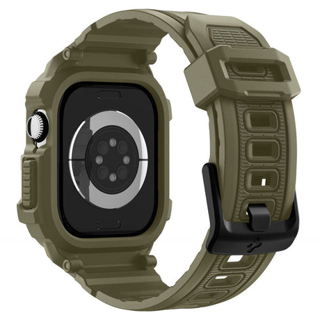 Accesoriu smartwatch Spigen Rugged Armor Pro V2 (ACS10507) compatibil cu Apple Watch 10 46mm / Watch 11 46mm, Vintage Khaki