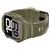 Accesoriu smartwatch Spigen Rugged Armor Pro V2 (ACS10507) compatibil cu Apple Watch 10 46mm / Watch 11 46mm, Vintage Khaki