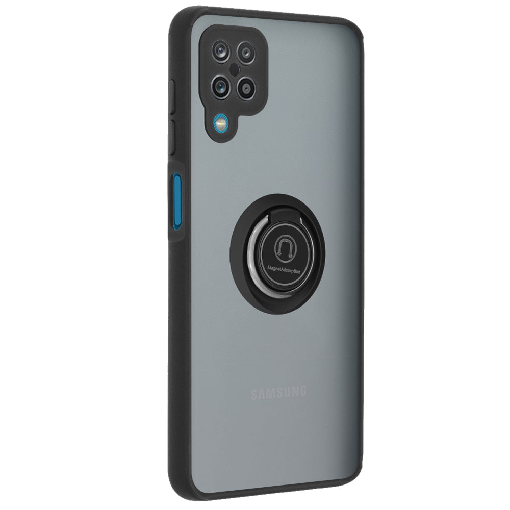Husa de protectie Techsuit Glinth compatibil cu Samsung Galaxy A12 / A12 Nacho, Negru