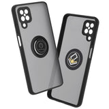 Husa de protectie Techsuit Glinth compatibil cu Samsung Galaxy A12 / A12 Nacho, Negru