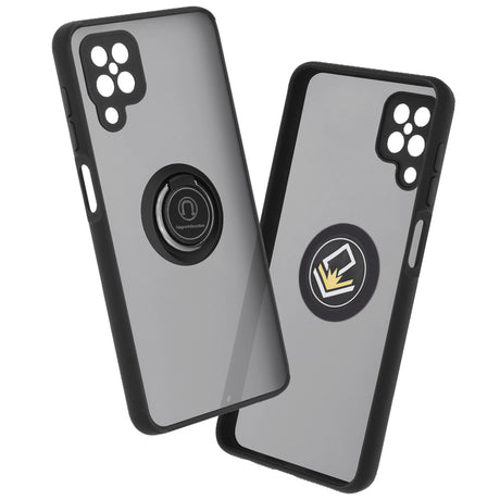 Husa de protectie Techsuit Glinth compatibil cu Samsung Galaxy A12 / A12 Nacho, Negru