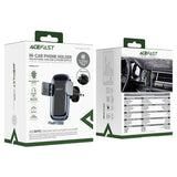 Suport Acefast with Wireless Charging (D39), for Air Vent, with Solar Panel, Battery, Automatic Arms, Negru