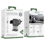Suport Acefast (D25), for Air Vent, Free Rotation, Adjustable Angle, Secure Lock Clip, for 4.5 - , Negru