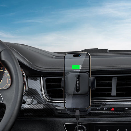 Suport Acefast (D25), for Air Vent, Free Rotation, Adjustable Angle, Secure Lock Clip, for 4.5 - , Negru