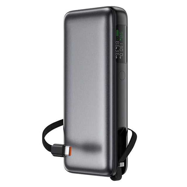 Baterie externa Acefast (M22-20000), with Cable, Type-C, 20000mAh, 74Wh, PD130W, Two-Way Fast Charging, LED Display, Negru
