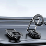 Suport Acefast- Car Holder (D54) Magnetic Grip, for Dashboard / Windshield, 360°, Dual-Axis, Detachable Base, Max. 6.9", Black