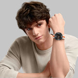 Curea smartwatch Techsuit Watchband (W078) compatibil cu Samsung Galaxy Watch8 40mm/Watch8 44mm/Watch8 Classic, Bleumarin Emerald