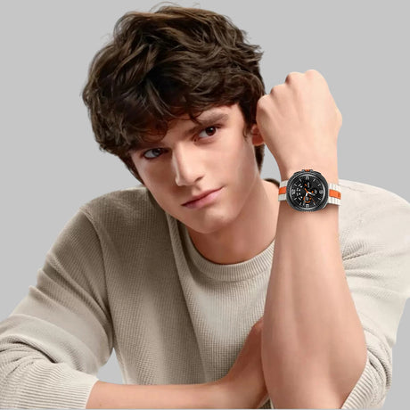 Curea smartwatch Techsuit Watchband (W078) compatibil cu Samsung Galaxy Watch8 40mm/Watch8 44mm/Watch8 Classic, Bleumarin Emerald