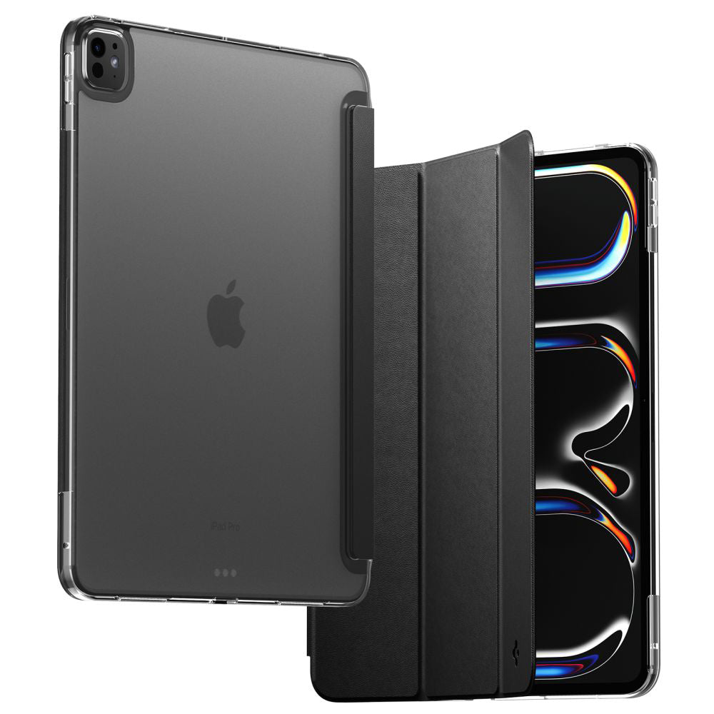 Husa de protectie tableta Spigen Liquid Air Folio (ACS09439) compatibil cu iPad Pro 13 (2024) / iPad Pro 13 (2025), Negru