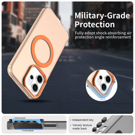 Husa de protectie Techsuit CandyCase MagSafe compatibil cu Oppo Reno14, Portocaliu