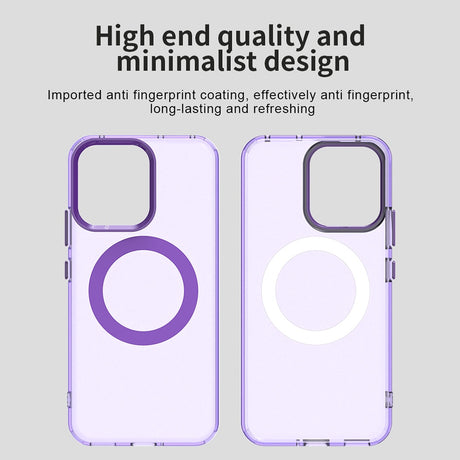 Husa de protectie Techsuit CandyCase MagSafe compatibil cu Oppo Reno14, Mov
