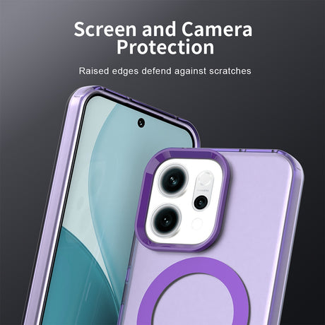 Husa de protectie Techsuit CandyCase MagSafe compatibil cu Oppo Reno14, Mov