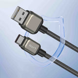 Cablu de Date cu Mufe USB si USB-C - Lito (LD17) - Black